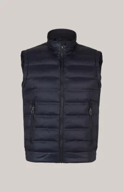 Nylon-Steppweste Alco in Navy