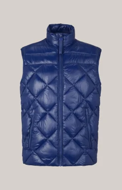 Nylon-Steppweste Vanor in Blau