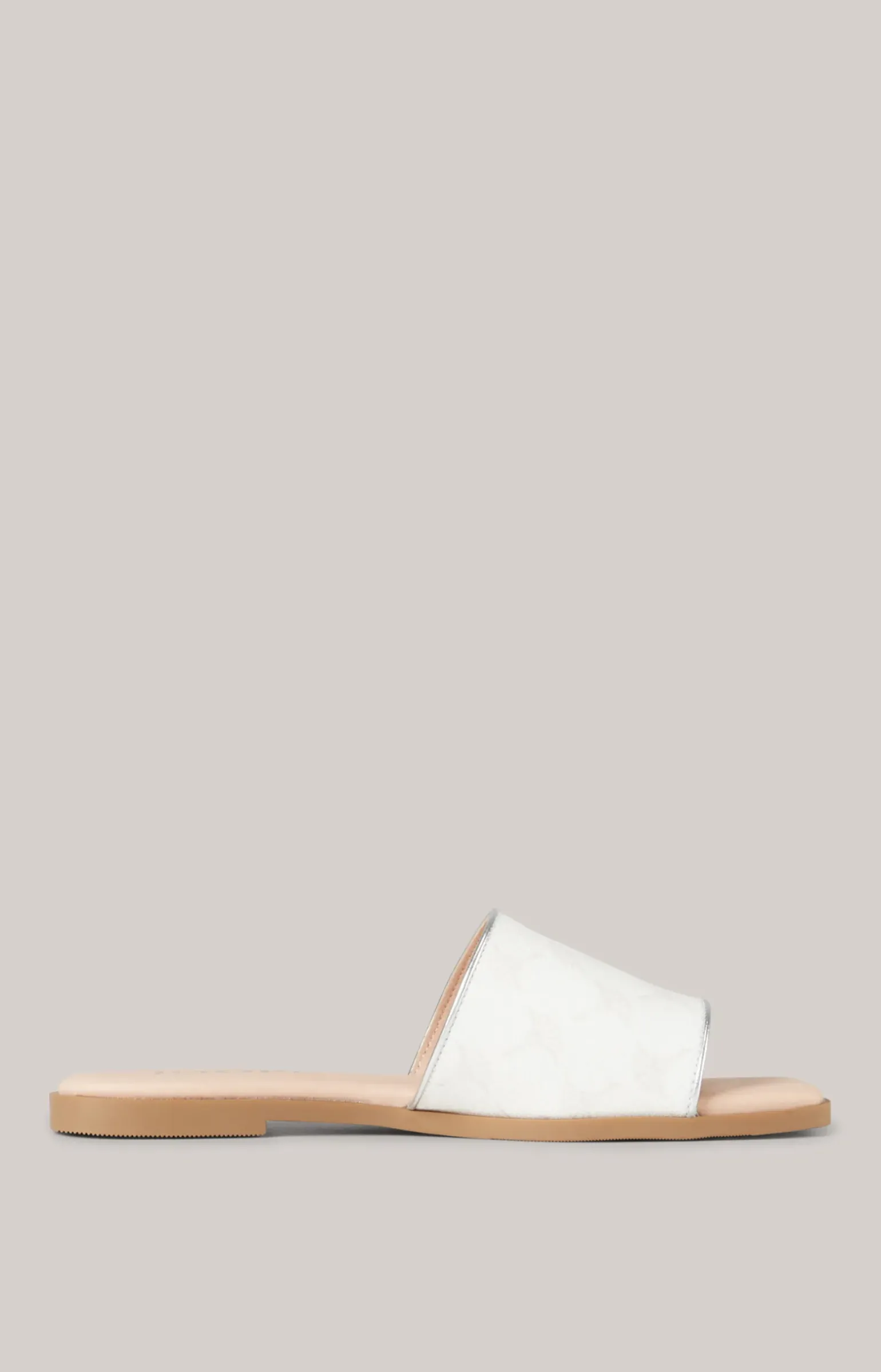 Pantolette Mazzolino Merle in Offwhite