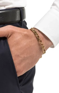 Panzer-Armband in Gold