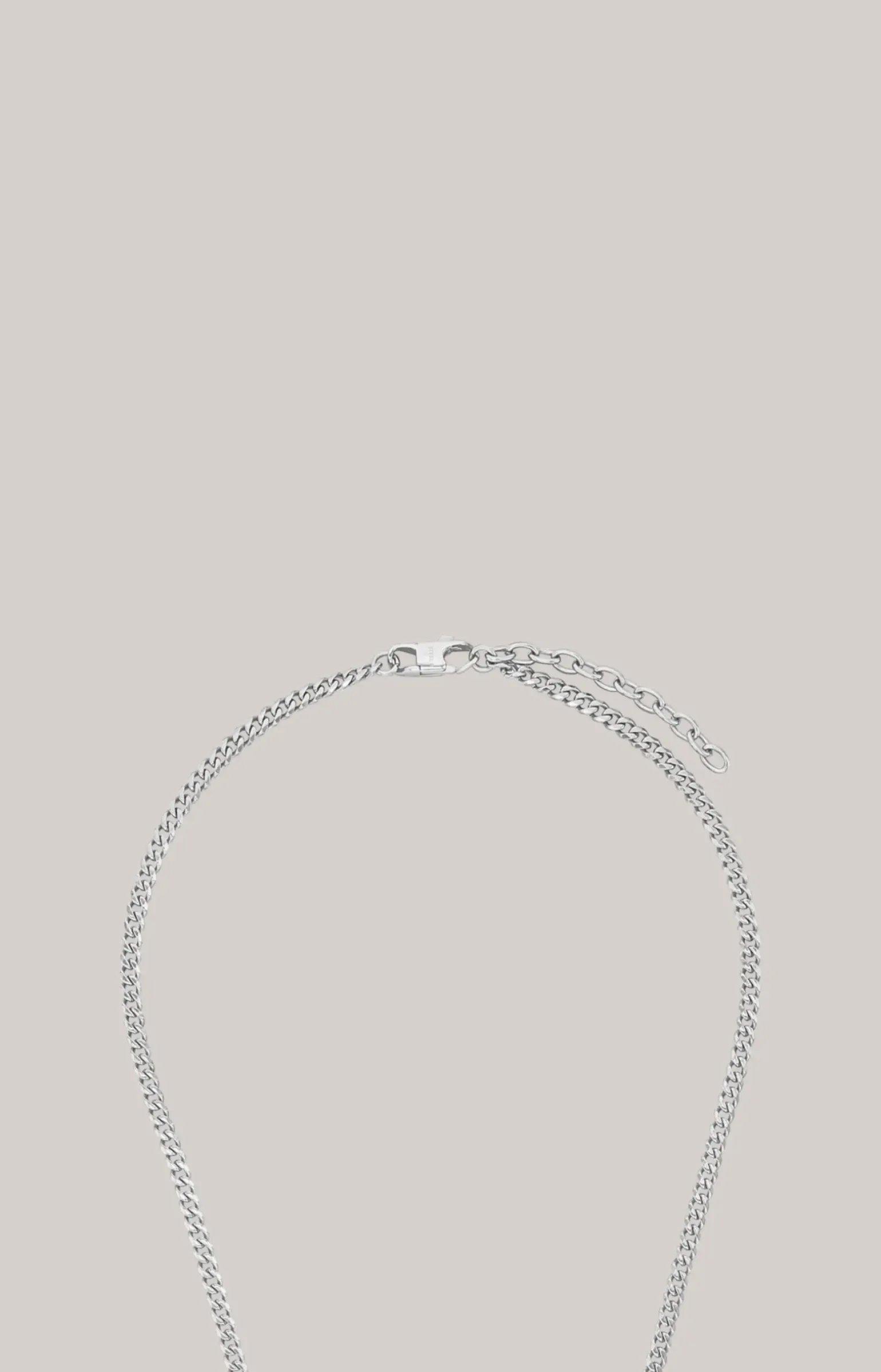 Panzerhalskette in Silber