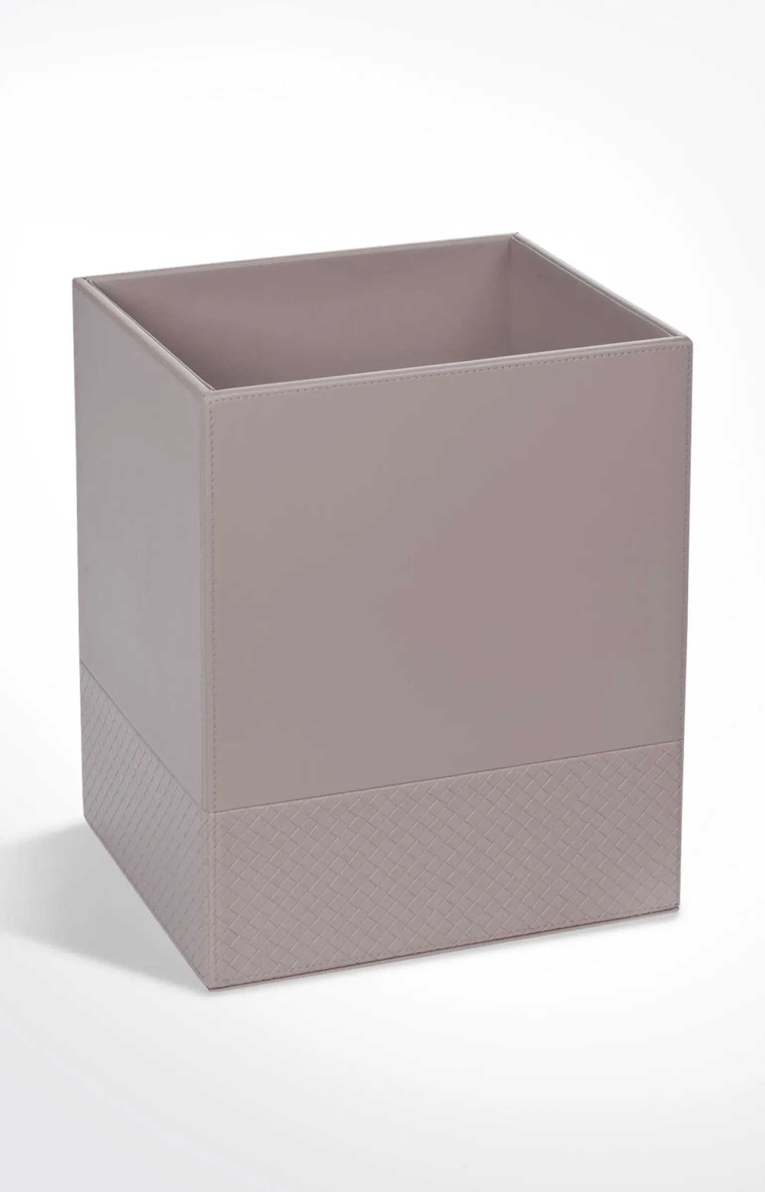 Papierkorb Bathline, Grau-Rosé