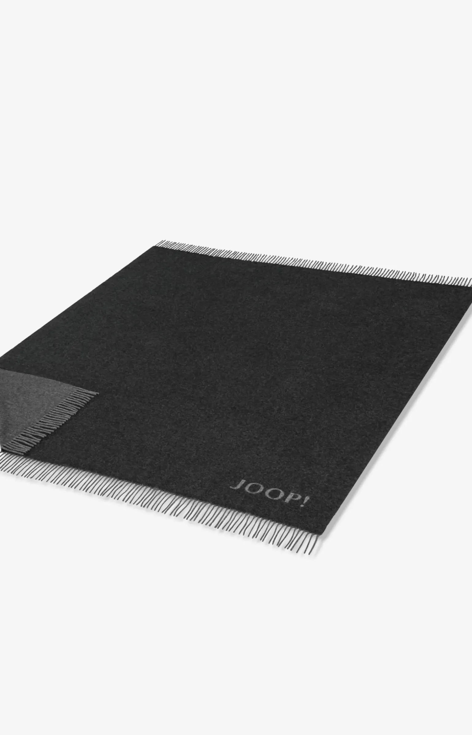 Plaid Fine Doubleface in Anthrazit/Graphit