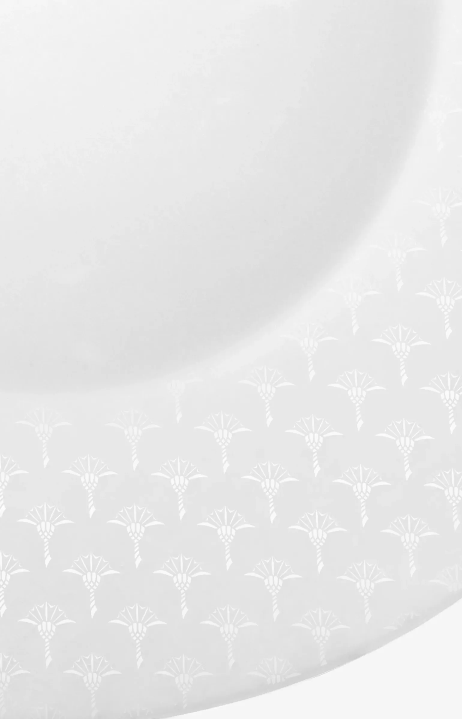 Platzteller Faded Cornflower in Weiß