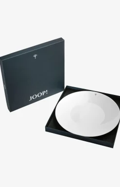 Platzteller Single Cornflower in Weiß