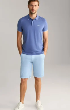 Poloshirt Agnello in Blau