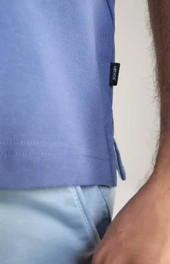 Poloshirt Agnello in Blau