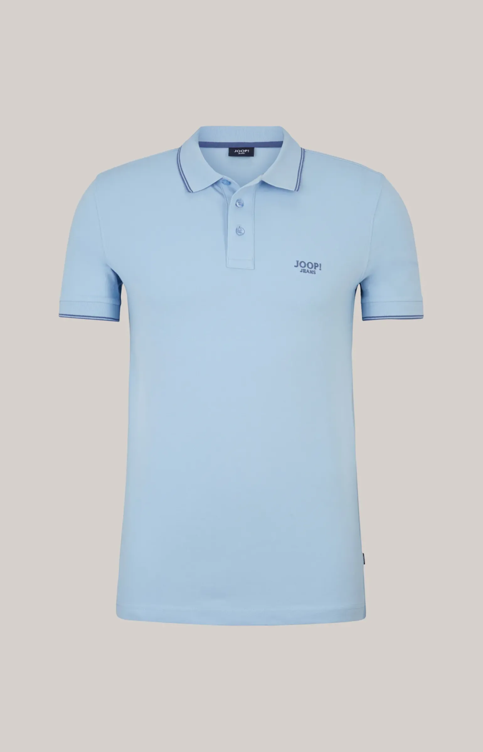 Poloshirt Agnello in Hellblau