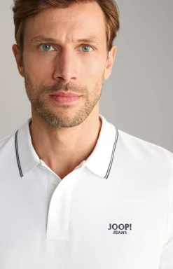 Poloshirt Agnello in Weiß