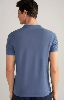 Poloshirt Ambrosio in Blau