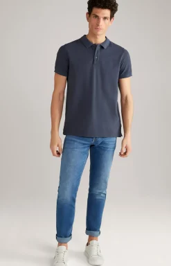 Poloshirt Ambrosio in Dunkelblau