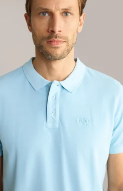 Poloshirt Ambrosio in Hellblau
