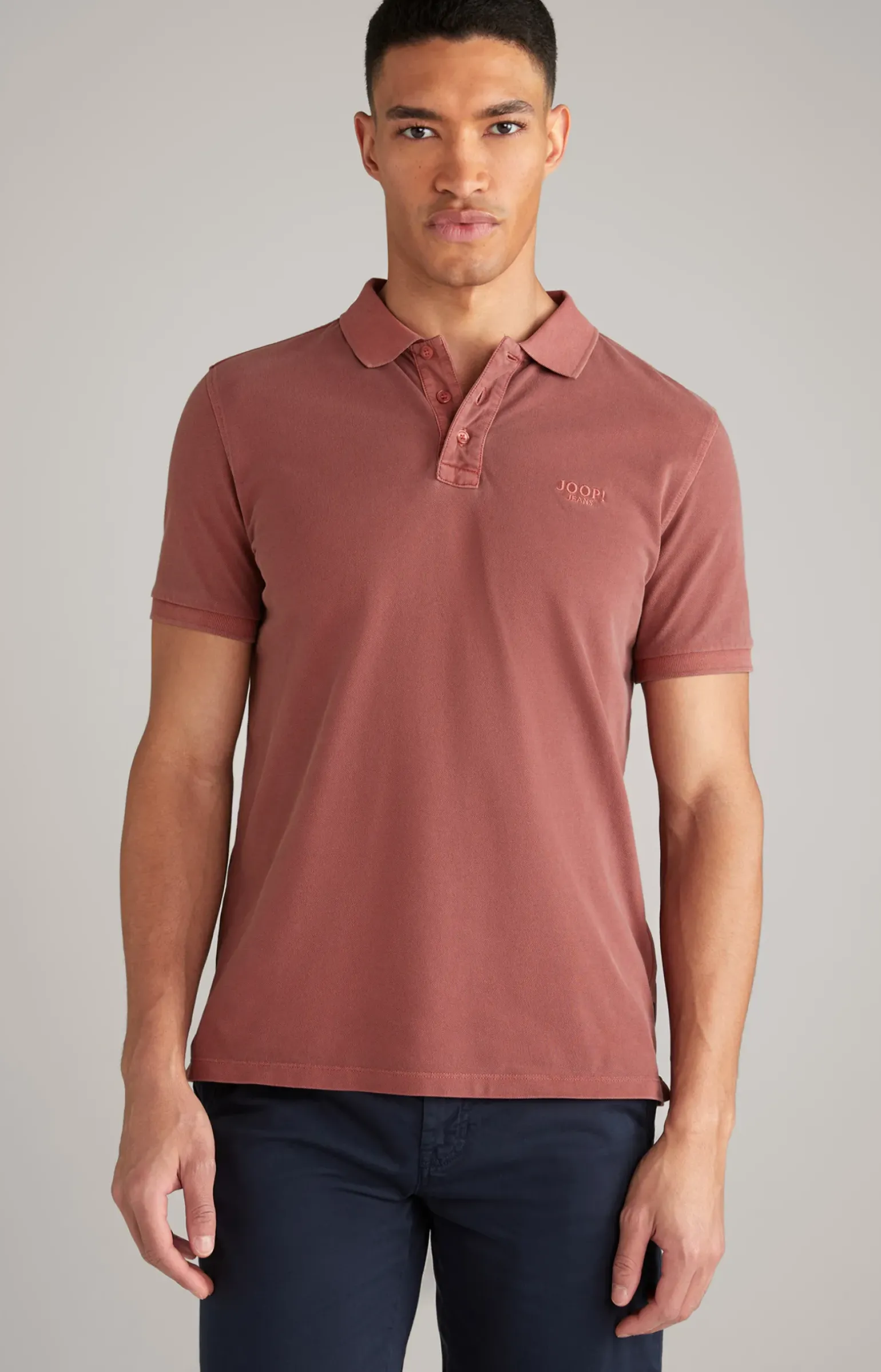 Poloshirt Ambrosio in Rost