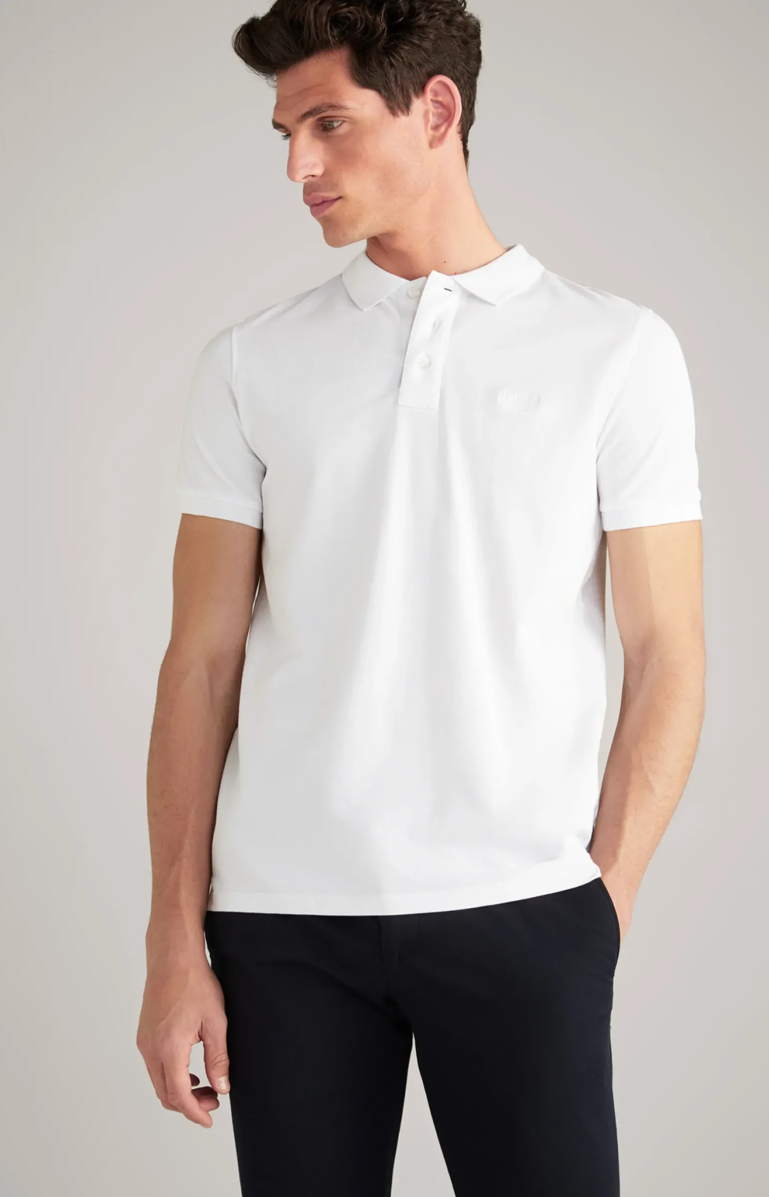 Poloshirt Ambrosio in Weiß