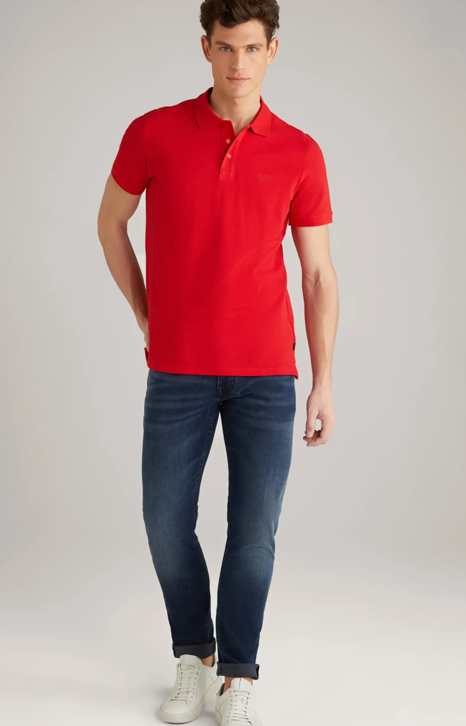 Poloshirt Beeke in Rot