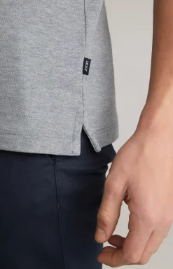 Poloshirt Beeke in Silbergrau