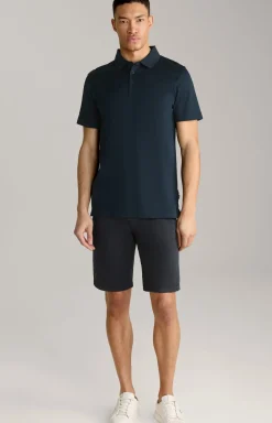 Poloshirt Pacey in Navy strukturiert