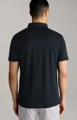 Poloshirt Pacey in Schwarz strukturiert