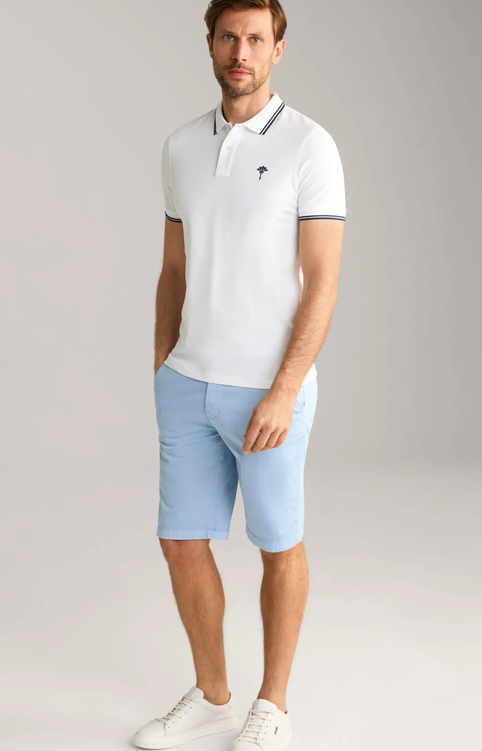 Poloshirt Pavlos in Weiß