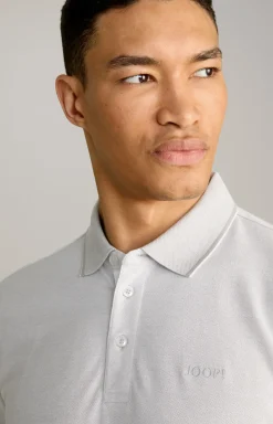 Poloshirt Percy in Hellgrau