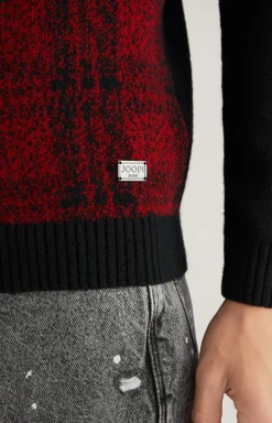 Pullover Kilio in Schwarz/Rot