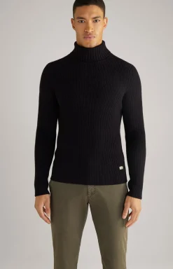 Rollkragenpullover Orlin in Navy