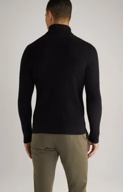 Rollkragenpullover Orlin in Navy