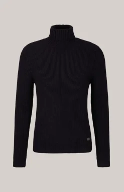 Rollkragenpullover Orlin in Navy