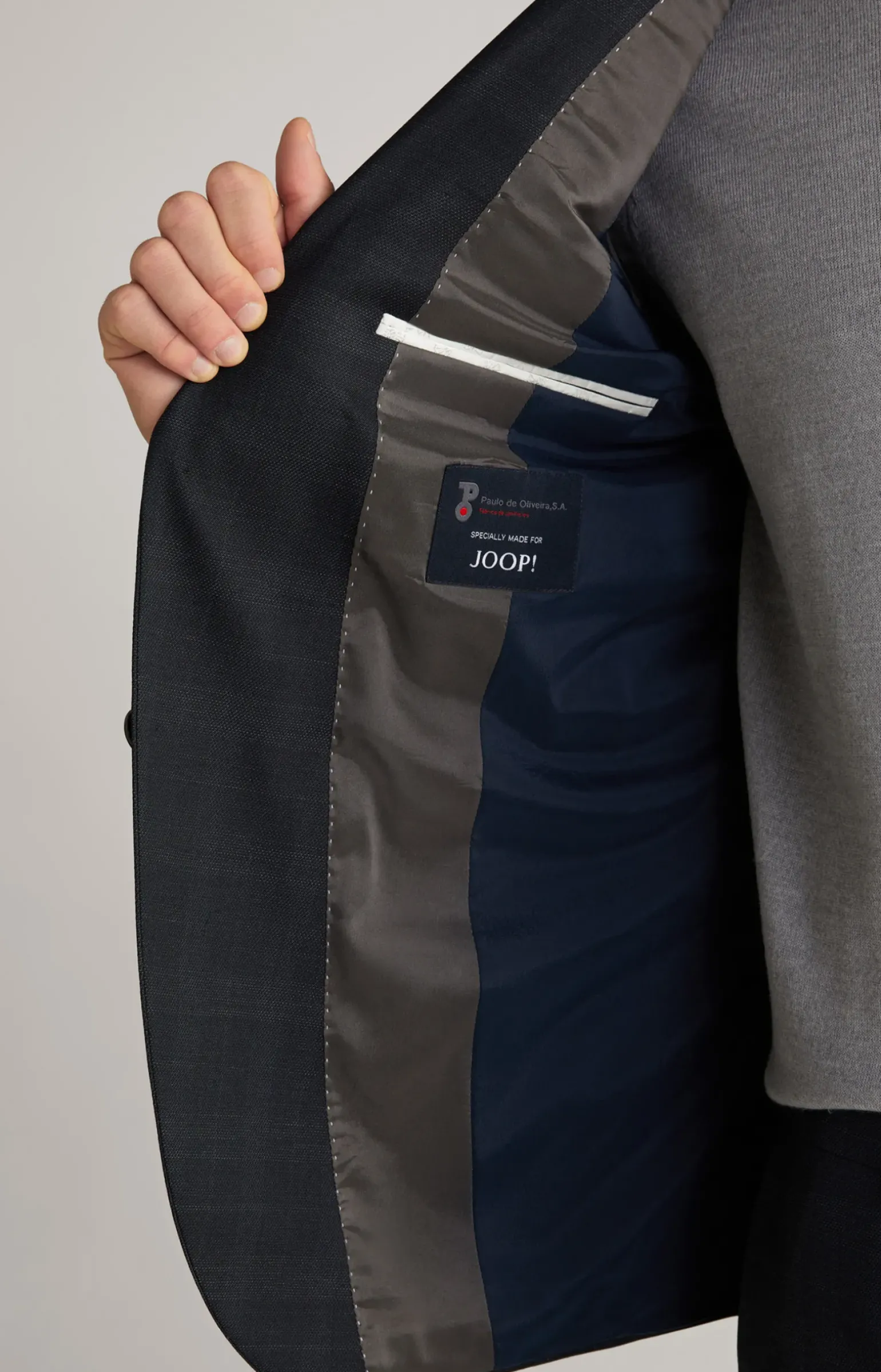 Sakko Damon in Dunkelblau kariert