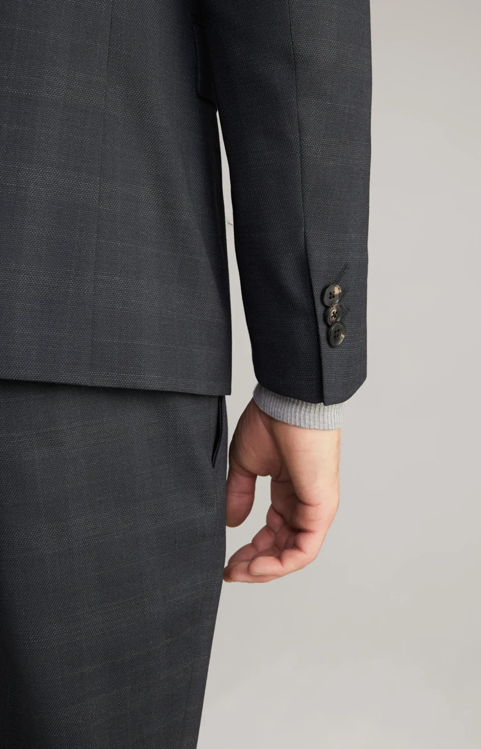 Sakko Damon in Dunkelblau kariert