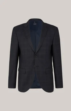 Sakko Damon in Dunkelblau kariert