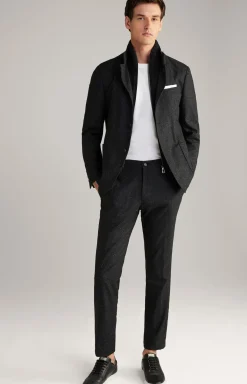 Sakko Hectar in Schwarz meliert