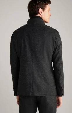 Sakko Hectar in Schwarz meliert