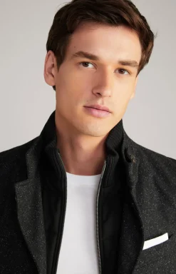 Sakko Hectar in Schwarz meliert