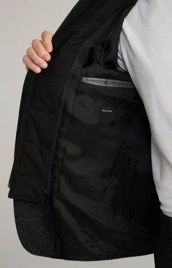 Sakko Hectar in Schwarz meliert