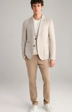 Sakko Hoverest in Beige kariert