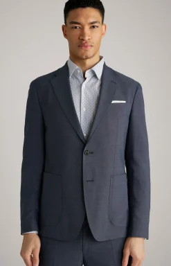 Sakko Hoverest in Dunkelblau meliert