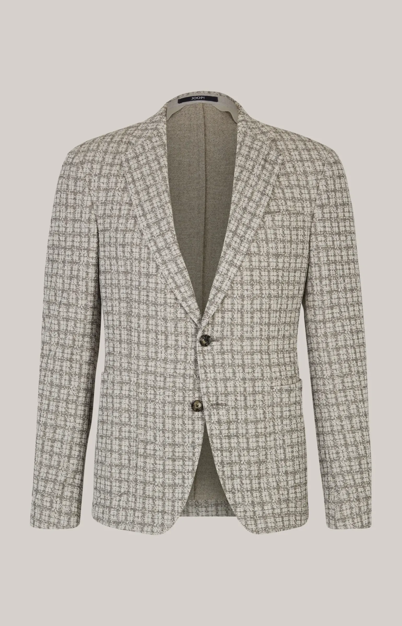 Sakko Hoverest in Weiß/Grau gemustert