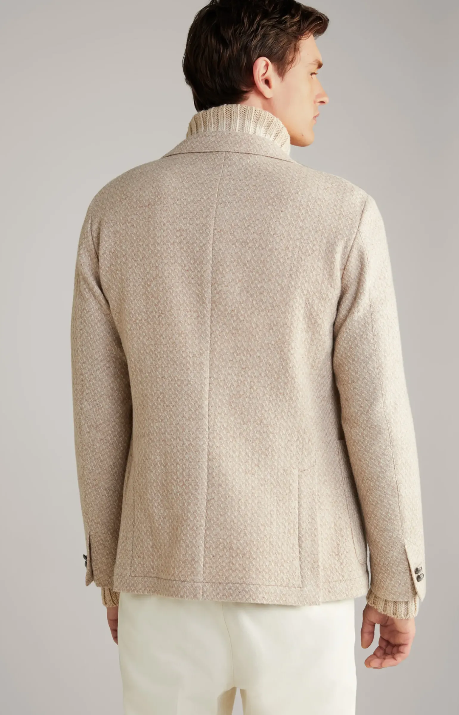 Sakko Lenderson in Hellbraun meliert