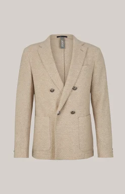 Sakko Lenderson in Hellbraun meliert