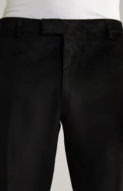 Samt-Baukastenhose Blayr in Schwarz