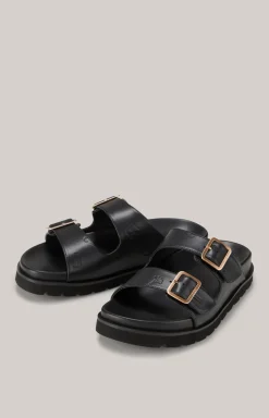 Sandale Decoro Unico Sofi in Schwarz