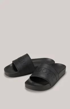 Sandale Lettera Marinos in Schwarz