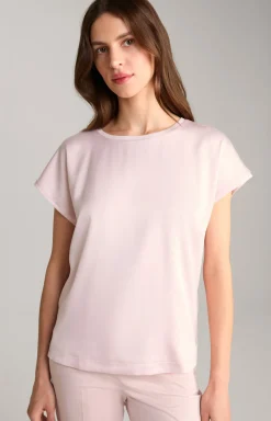Satin-Blusenshirt in Rosa