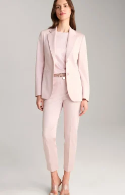 Satin-Blusenshirt in Rosa