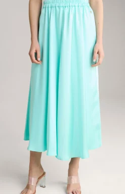 Satin-Rock in Türkis