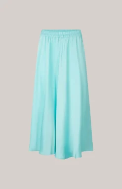 Satin-Rock in Türkis