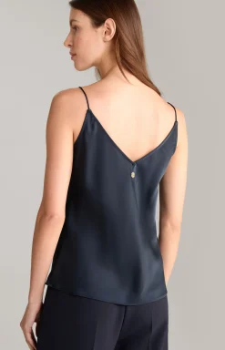 Satintop in Navy