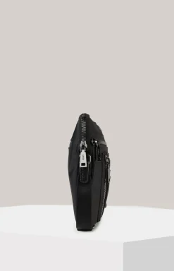 Schultertasche Barletta Milo in Schwarz