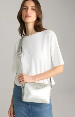 Schultertasche Decoro Lucente Cloe in Silber